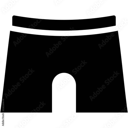 Shorts Glyph Vector Icon