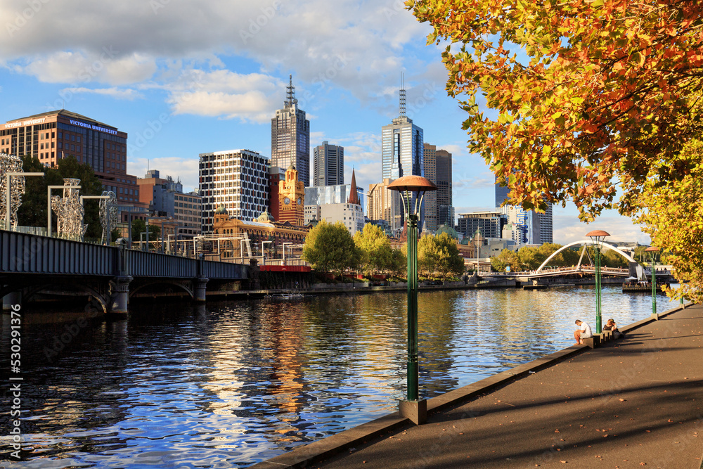 Fototapeta premium Melbourne autumn afternoon