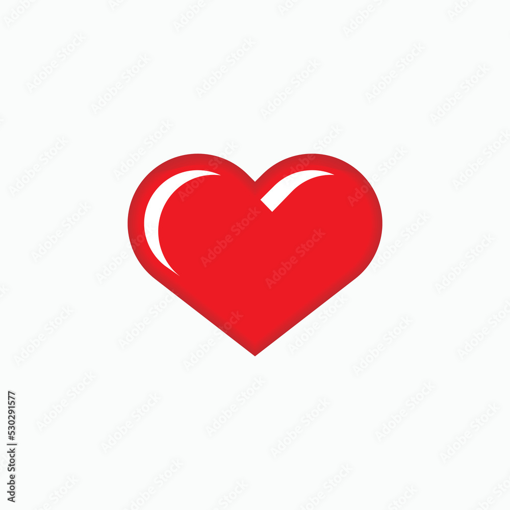 Heart Icon. Love Symbol - Vector.   