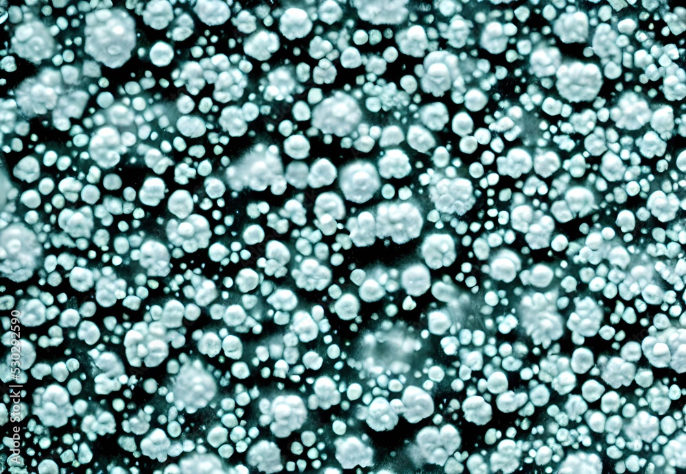 Illustration. Virus bodies, detailed macro view. Illustration. Virus bodies, detailed macro view.
