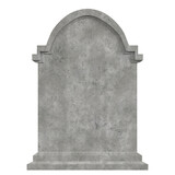 3D rendering  of a tombstone