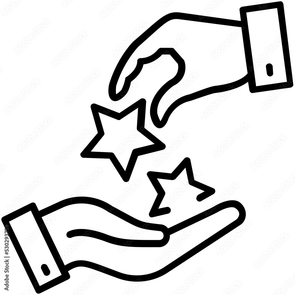 Commitment Line Vector Icon Commitment Line Vector Icon