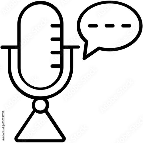 Expert Opinion Line Vector Icon