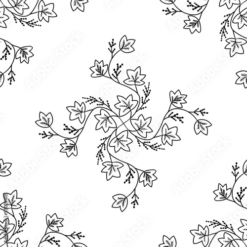 calumba, seamless b-w