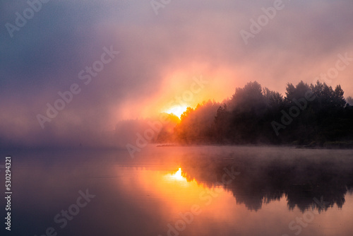 sunrise over the lake © momentsby_art