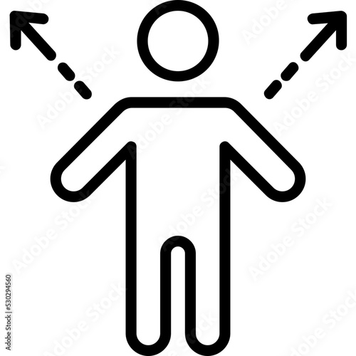 Confidence Line Vector Icon