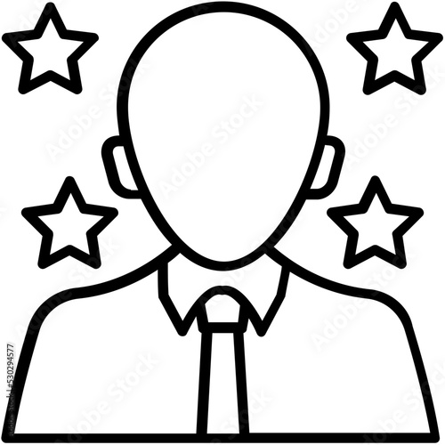 Candidate Line Vector Icon