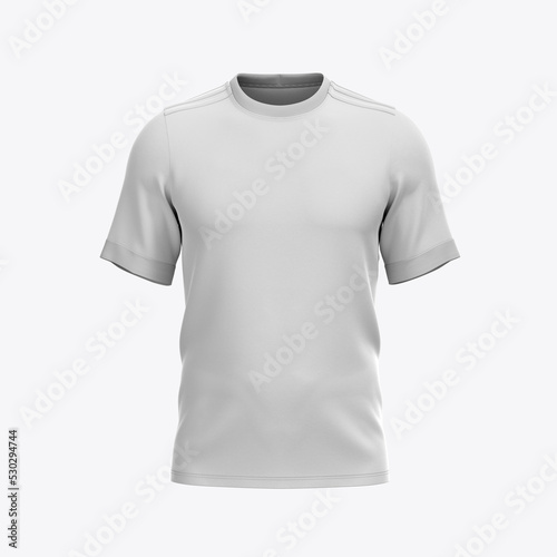 Men s Sports T-shirt Mockup. 3D render