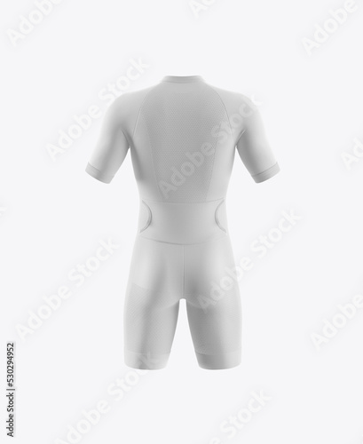 Men's Cycling Suit Mockup. 3D render