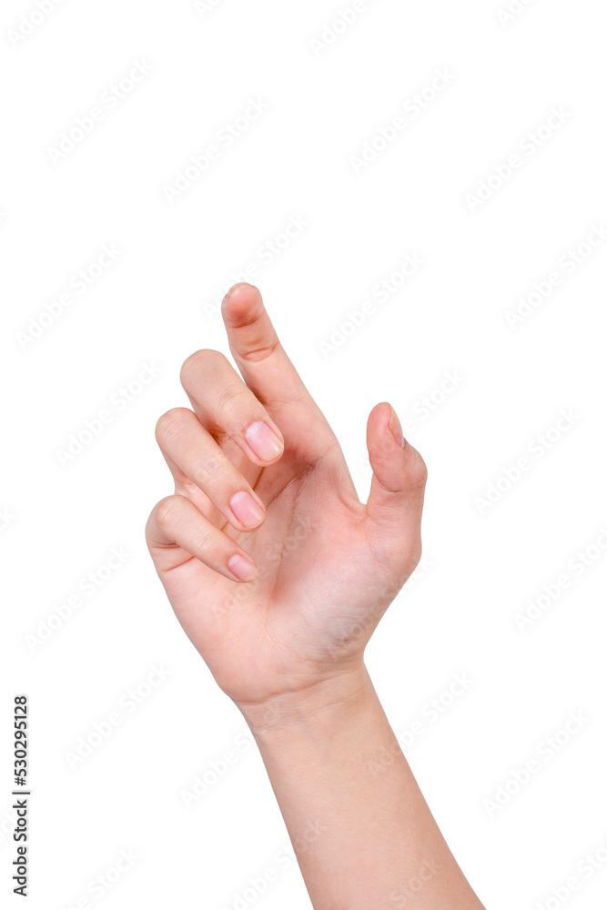 hand catching something