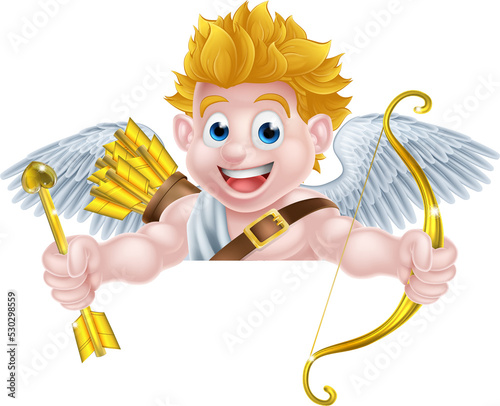 Valentines Cupid Cartoon