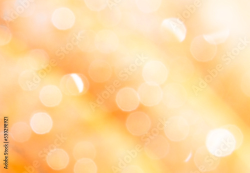 Yellow orange background with defocused lights
