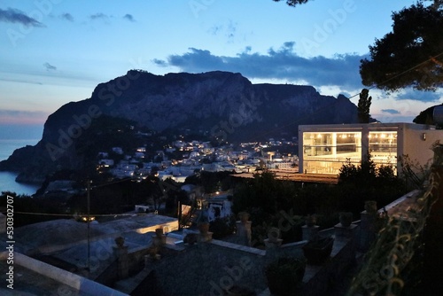 Capri - Scorcio del borgo da Via Matermania photo