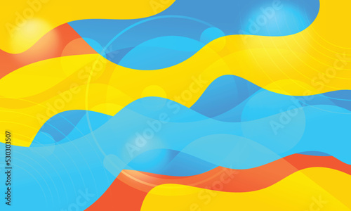 Abstract background waves in full color. Vector waves background