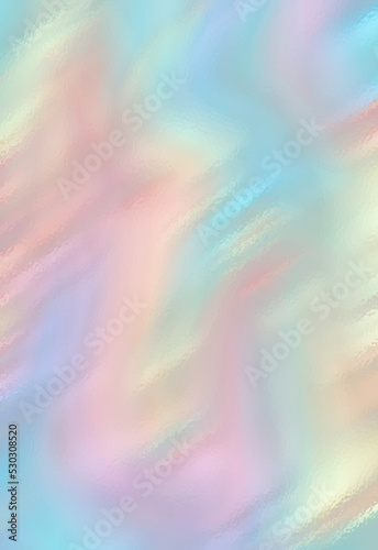 Trendy holographic abstract soft Iridescent backdrop