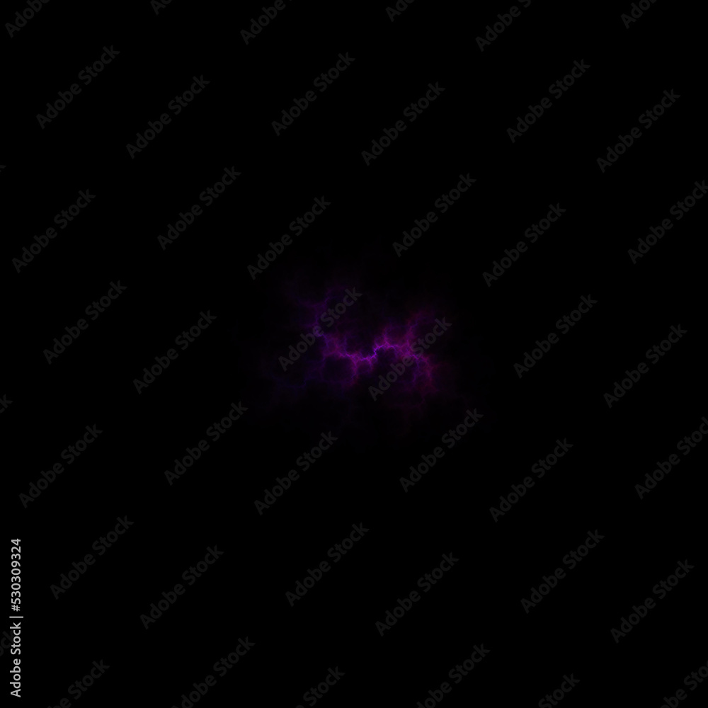 Colorful fractal nebula dust on black background Colorful fractal nebula dust on black background