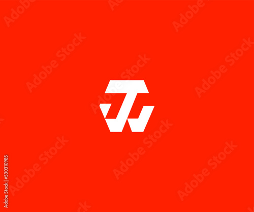 Canvastavla TW, WT initial logo monogram designs modern vector templates