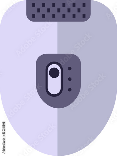 Depilatory Home Appliance. Vector illustration