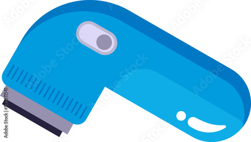 Electric shaver Home Appliance. Vector illustration