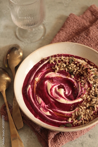 velouté de betterave rouge