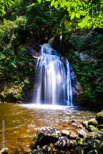 Fototapeta Naklejka Na Ścianę i Meble -  Dat Fa Waterfall in Surat Thani, Thailand