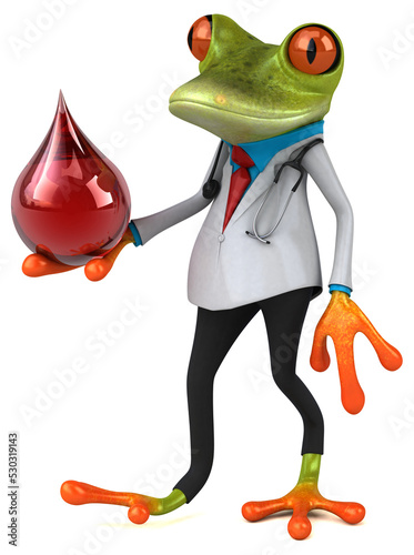 Frog doctor - 3D Illustration