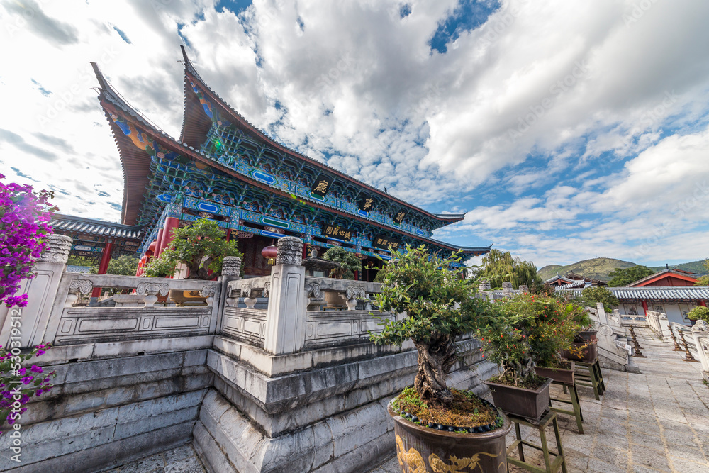 Obraz premium Mufu Palace in Lijiang Yunnan China
