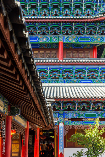 Mufu Palace in Lijiang Yunnan China