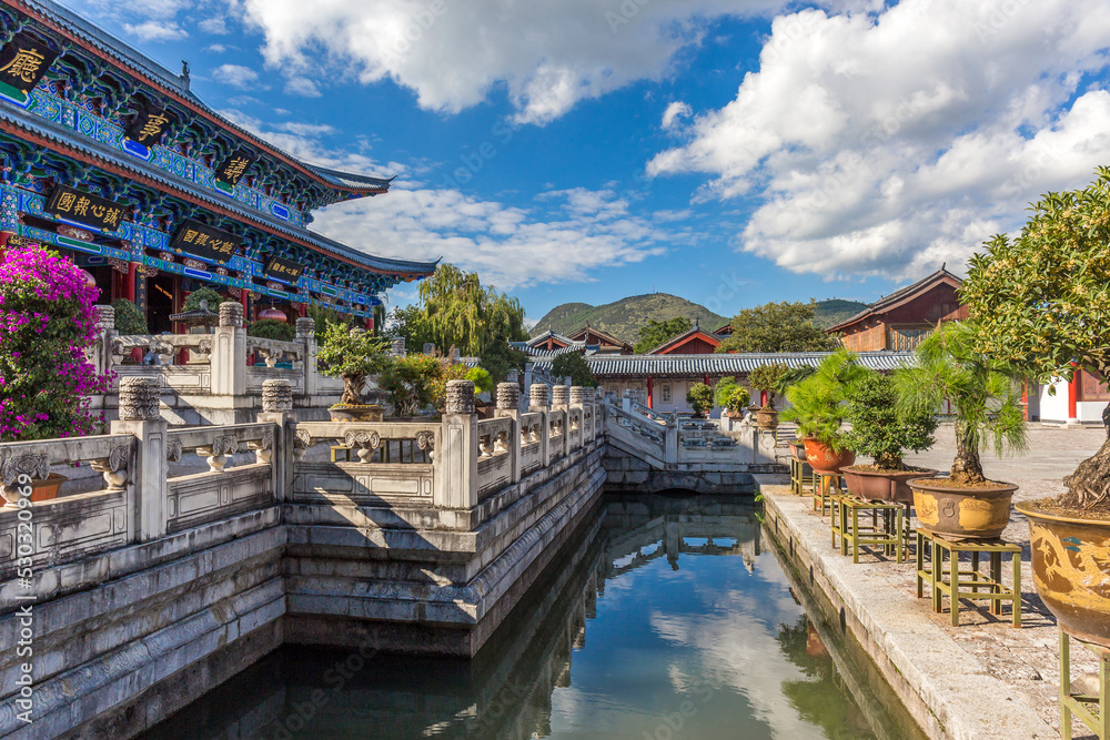 Mufu Palace in Lijiang Yunnan China