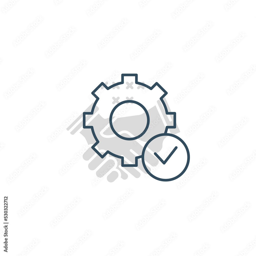 gear line icon. Simple element illustration. gear concept outline symbol design. gear line icon. Simple element illustration. gear concept outline symbol design.