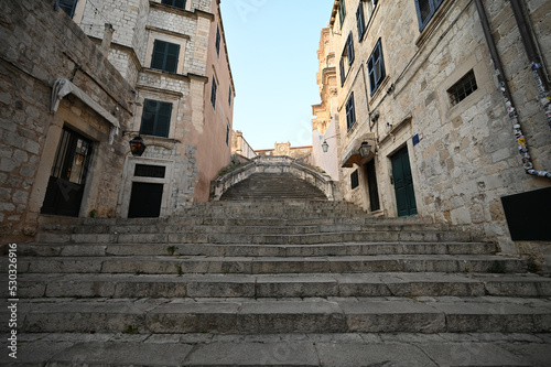 Quadro su tela The steps used in the Game of Thrones HBO series where Cersei Lannister started her Walk of Atonement