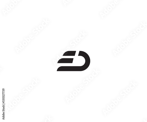ED, DE initial logo monogram designs modern vector templates