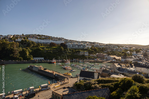 ilfracombe harbour from above