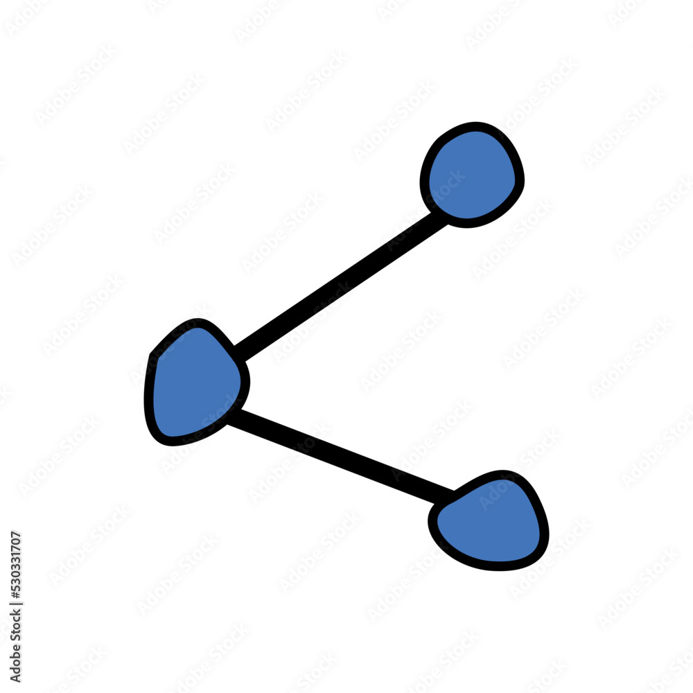 like comment social media doodle icon