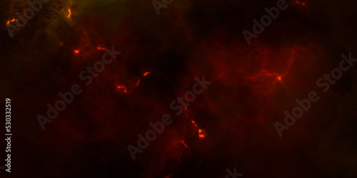 Red space nebula. Cosmic neon dark red watercolor background. Watercolor background Space, nebula, night Star sky posters, banners, web design