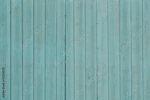 Turquoise pastel old wooden fence