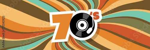 Seventies banner