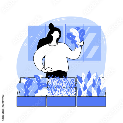 Leafy greens isolated cartoon vector illustrations.