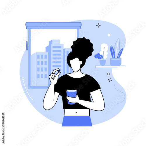 Dietary supplement isolated cartoon vector illustrations.