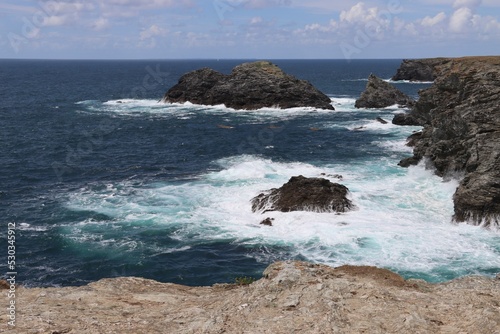 sea and rocks at the island 