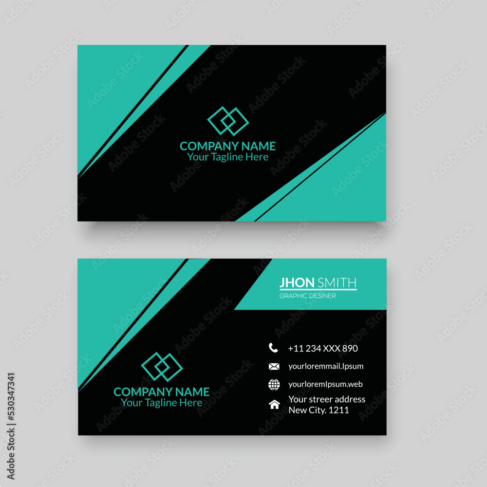Modern Business Card Design, Creative Business Card Design, Corporate ...