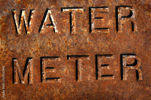 Water Meter Rusty Cover