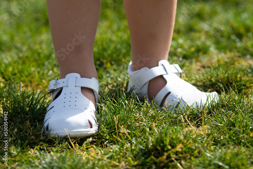 Children's footwear photo session ideal for publication