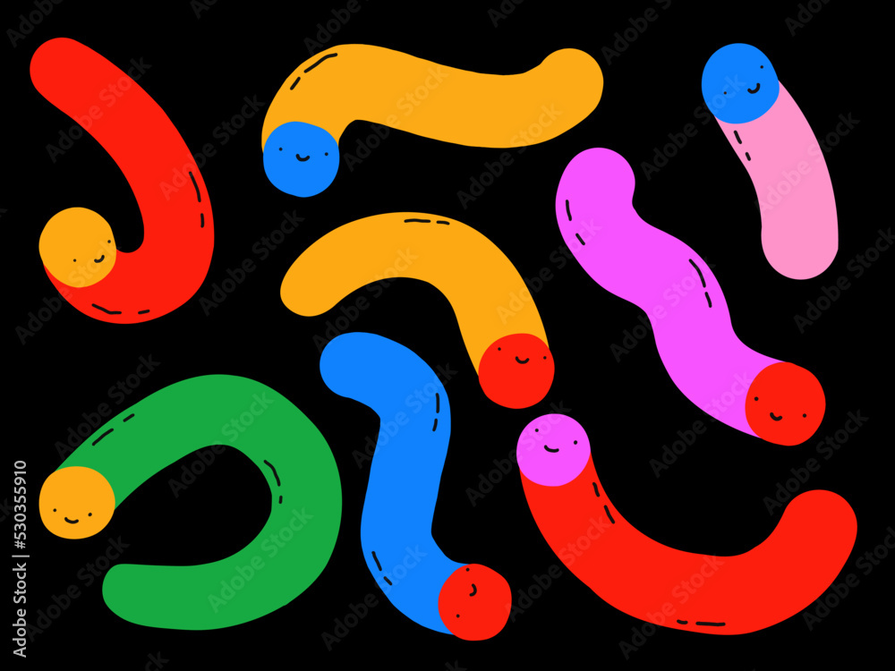 Naklejka premium 1970 ppsychedelic vintage smile - retro set. Y2k good vibes -sunshine face.Trippy acid acid.Funky stickers, groovy face characters.Pink hippie vector sun.Quirky emotions.Y2k 1990, 00s, 2000s aesthetic