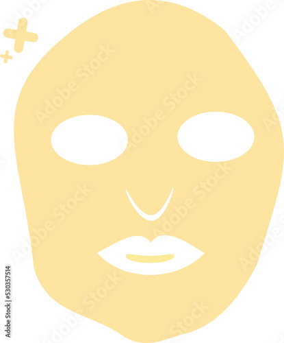 make up face mask element icon