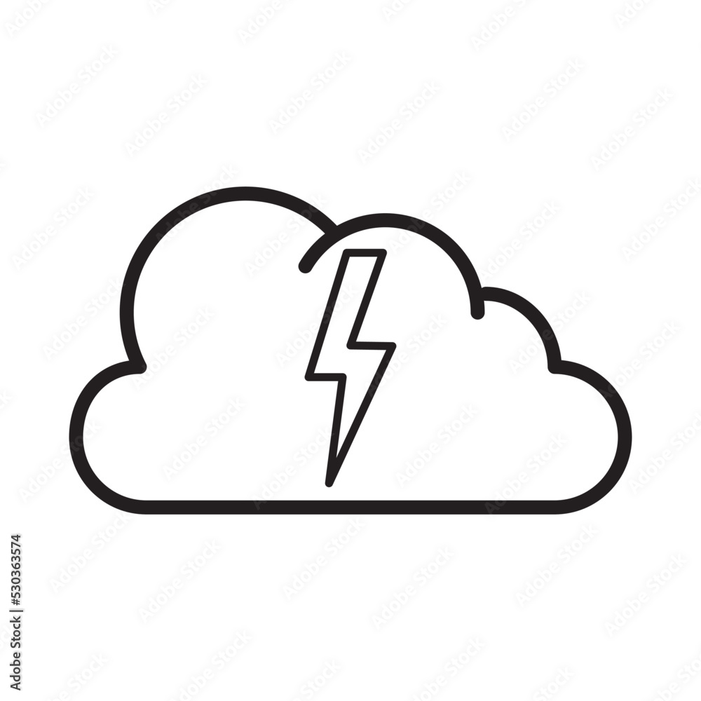 Cloud Weather Icon Vector Illustration Flat Design Cloud Weather Icon Vector Illustration Flat Design