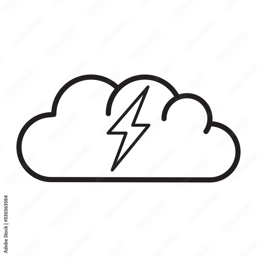 Cloud Weather Icon Vector Illustration Flat Design Cloud Weather Icon Vector Illustration Flat Design