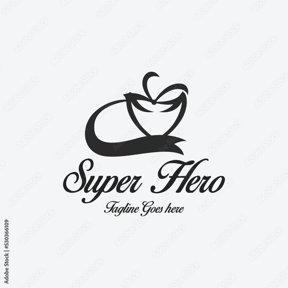 Super hero logo design template. Vector illustration Super hero logo design template. Vector illustration
