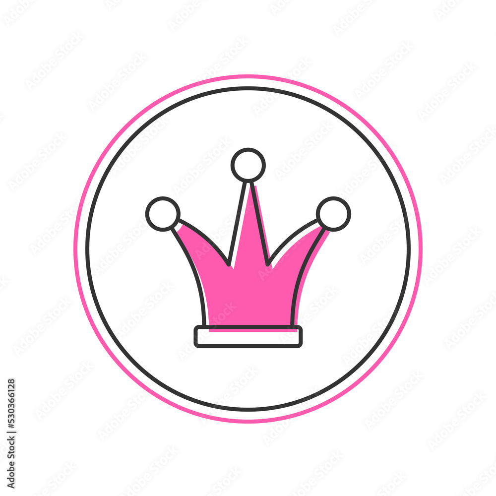 Filled outline Joker playing card icon isolated on white background. Jester hat with bells. Casino gambling. Vector Filled outline Joker playing card icon isolated on white background. Jester hat with bells. Casino gambling. Vector