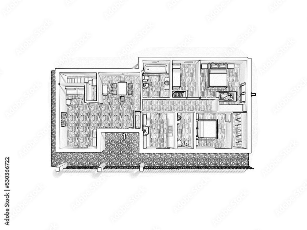 3d Floor Plan Illustration 3d Floor Plan Floorplans Home Floor Plan 3d-floor-plan-illustration-3d-floor-plan-floorplans-home-floor-plan